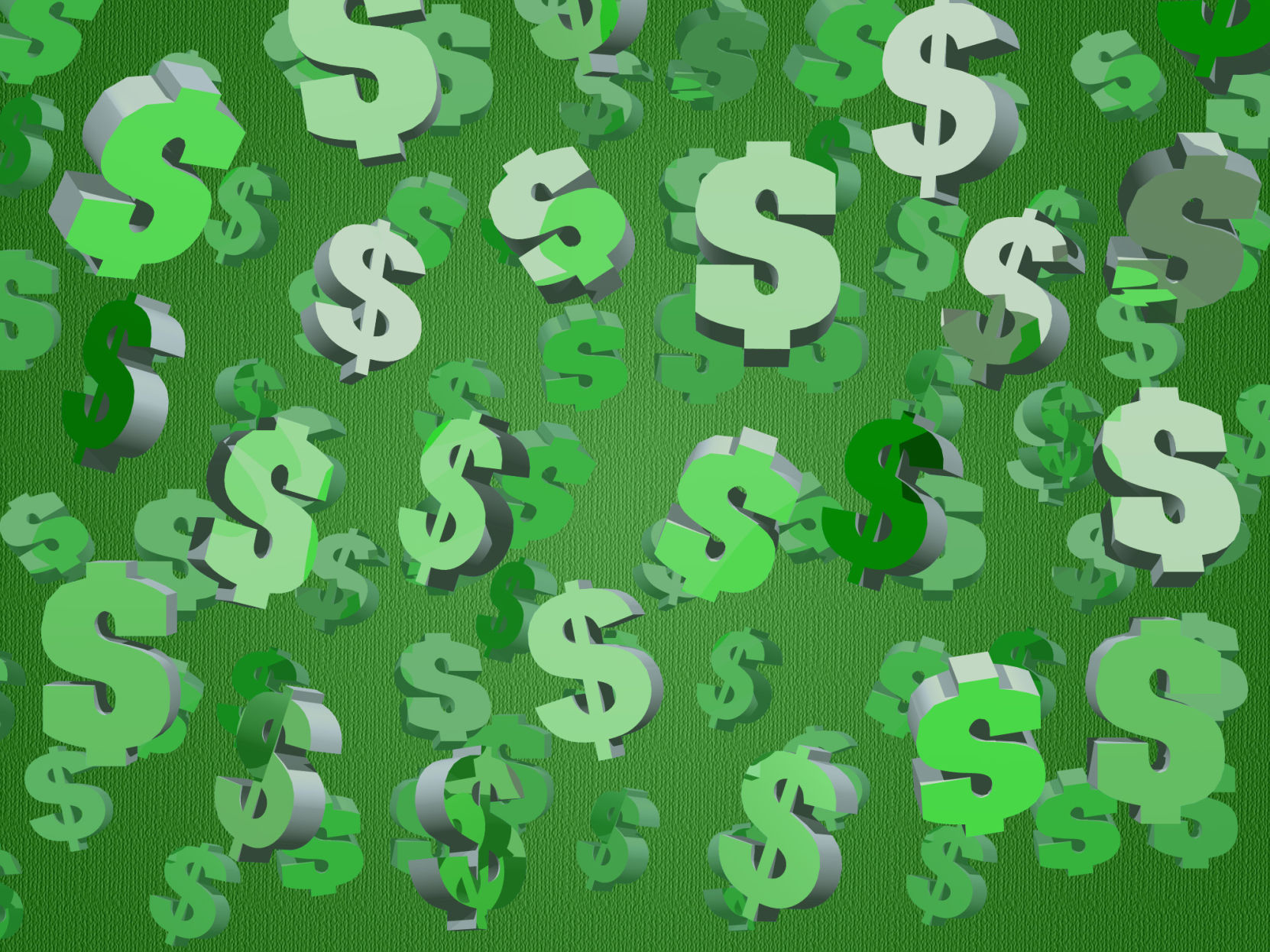 floating dollar signs